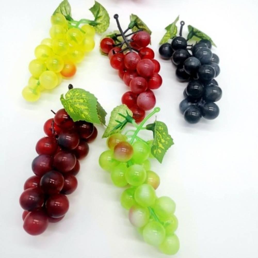 Rubberized Plastic Hanging Grapes for Vintage DIY For Home Garden Decor