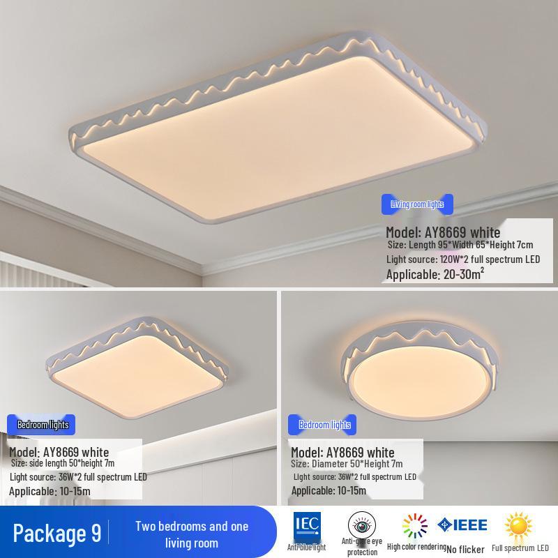 2025 Modern Minimalist Ceiling Light - Cream Style Living Room Main Light