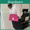 Stylish Black Chain Shoulder Bag For Women Spacious Casual Fashionable Crossbody Purse