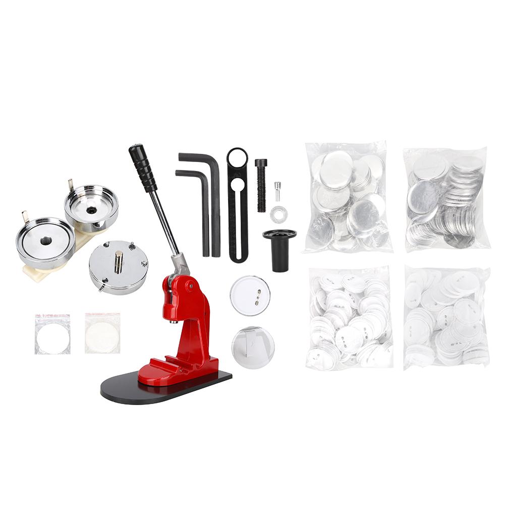 Health & Beauty Product Light 58Mm Badge Making Machine Ergonomic Button Maker Pressing Machine With Consumable