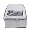 Hat Organizer for Baseball Caps Fabric Stackable Foldable Hat Storage Box Hold Up to 15 Caps with Zipper Clear Window