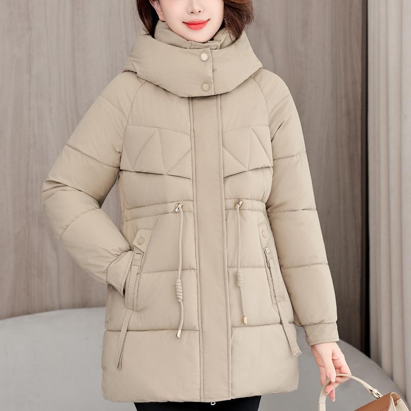 Women's Winter Jackets Hooded Casual Thick Parka Female Long Sleeve Warm Coat