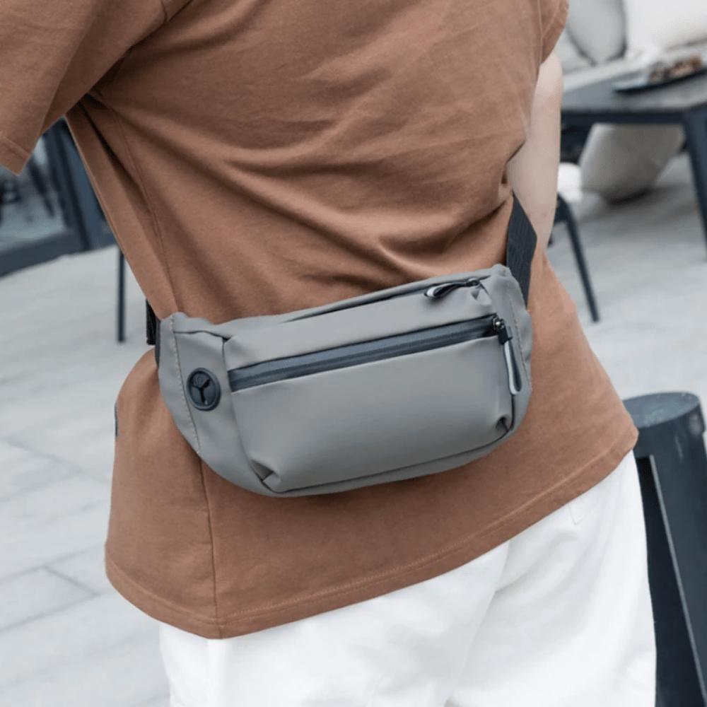 Herren Wasserdichte Gürteltasche Mode Brusttasche Männliche Wasserdichte Hüfttasche Outdoor Sporttasche Herren Reise Umhängetaschen