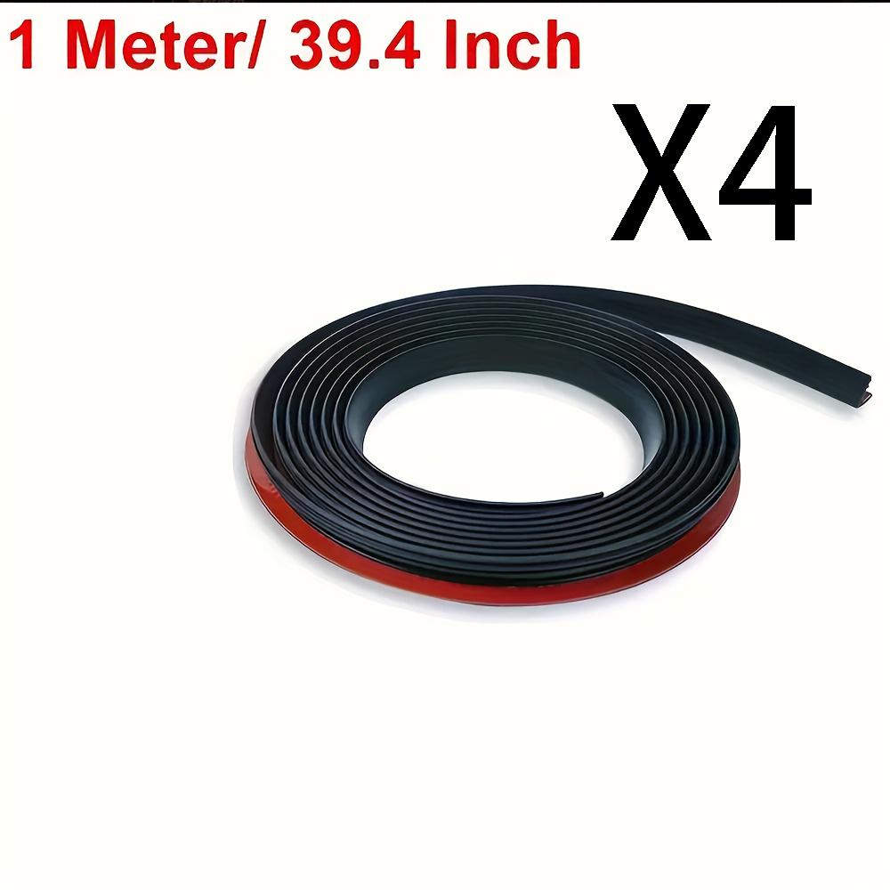 

1 Meter × 4 Rolls Automotive Window Sealing Strip - Rubber Gap Filler for Side Windows, Durable & Waterproof, Easy to Install