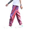 Cargo Pants Ice Silk Dressing Male Popular Drawstring Ankle Tied for Working