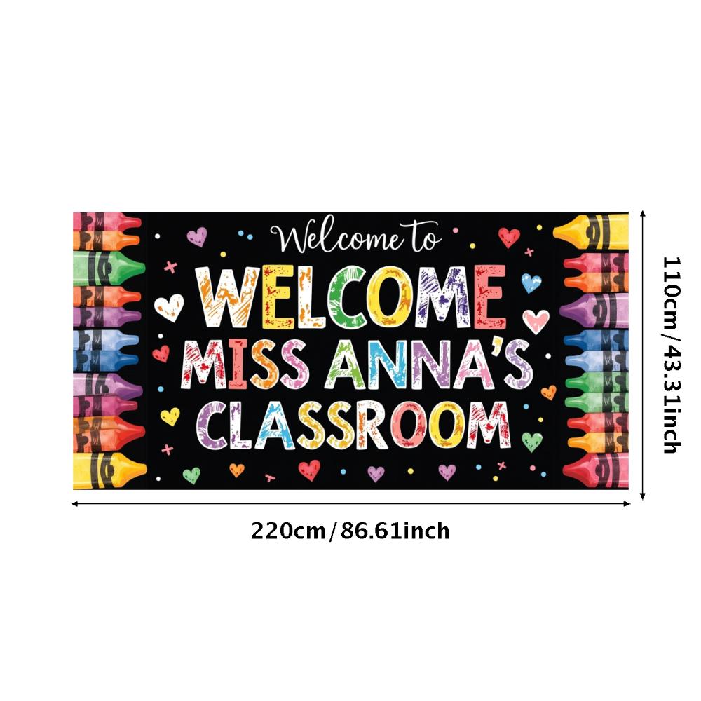 Decoration Decor Banner for  Classroom Teacher Party