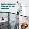 Edelstahl Bidet Armatur Windelsprüher Set Mit Schlauch Verstellbar Toiletten Bidet Modernes Badezimmer Drucksprüher für Badezimmer