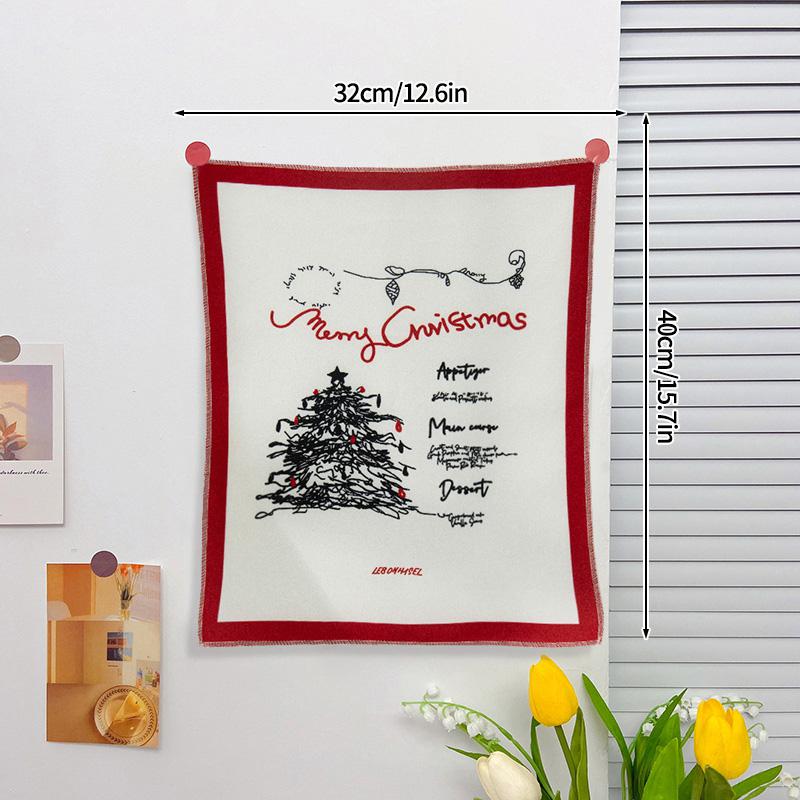 Christmas Hanging Cloth Wall Tapestry Accessorie Home Decoration Christmas New Year Decoration Room Aesthetic Accessories