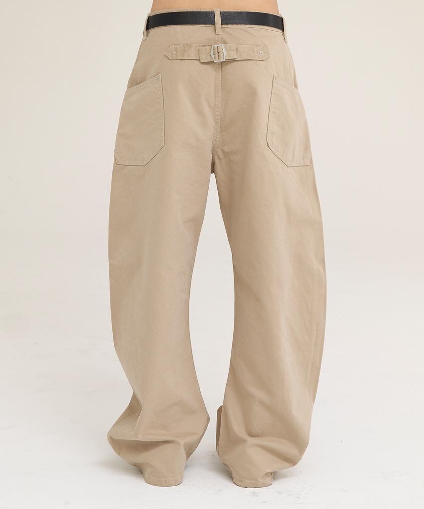 Akesi Denzel Summit Curved Cotton Pants_Beige