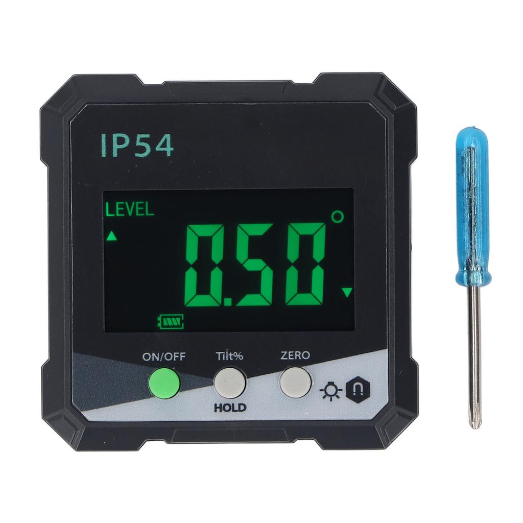 Digital Level Box 2 Modes Magnetic Base LCD Digital Angle Gauge Protractor Inclinometer for Woodworking Construction