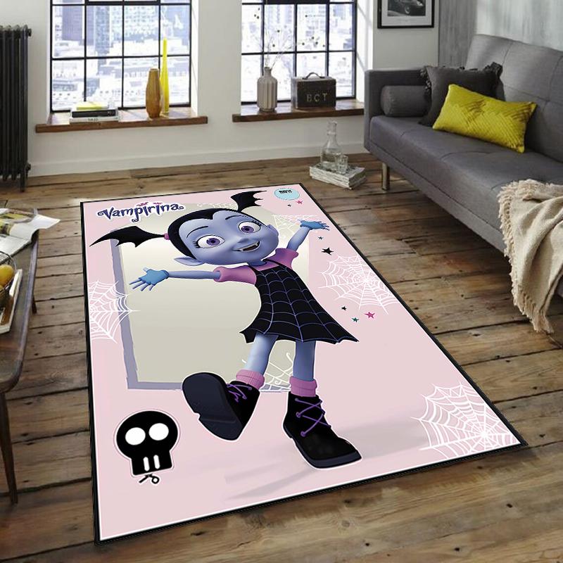 1pc Vampirina2 Design Area Rug - Non-Slip, Soft & Cozy Floor Mat for Living Room, Bedroom, Office - Indoor/Outdoor Decorative Carpet