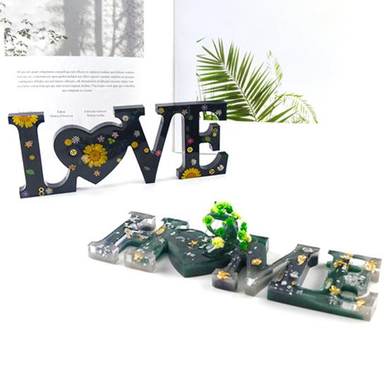 DIY Home Family Love Epoxy Resin Casting Mould Ornament Making Silicone Mold