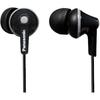 Écouteurs Intra-auriculaires RP-HJE125E-K - PANASONIC - Aimant Néodyme - Micro - Design Ergo Fit - Noir