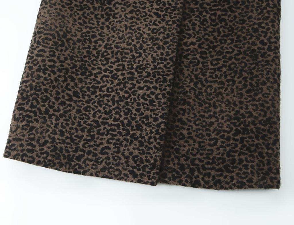 European & American Style Autumn Women's Leopard Print Coat Jacket 8340701