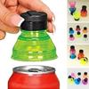 6Pcs Can Convert Soda Savers Toppers Reusable Bottle Cap Drink Lids Opener Plastic Screw Cover