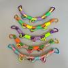 Backpack Hanging Rope Chain Dopamine Color Anti-break Expansion Decor for Hiking Camping Travel School Bag