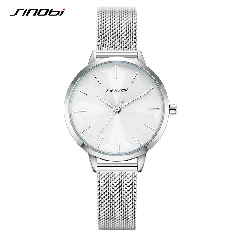 Sinobi Women s Fashion Quartz Watch with Diamond Face - Elegant and Stylish