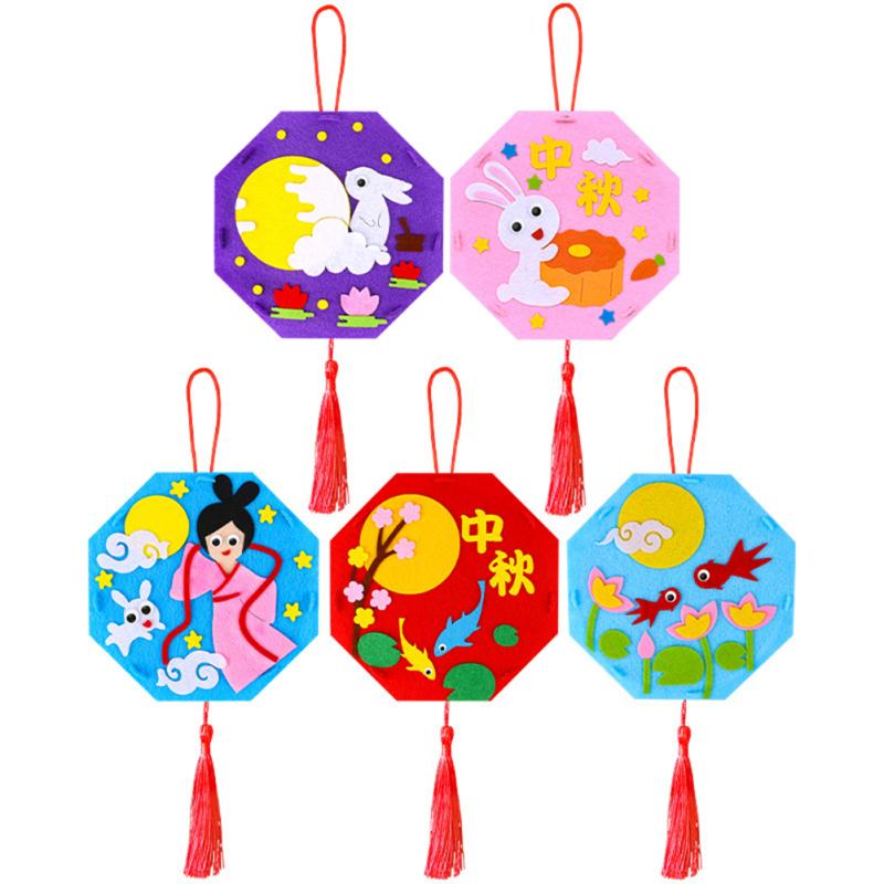 Buy Chinese Style Cartoon Lantern Mid-autumn Festival Luminous Portable ...