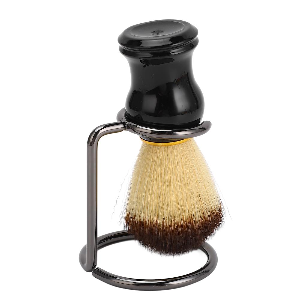 Rasierpinsel mit Ständer Herren Nassrasur Bartpinsel mit Ständer für Rasiercreme Seife