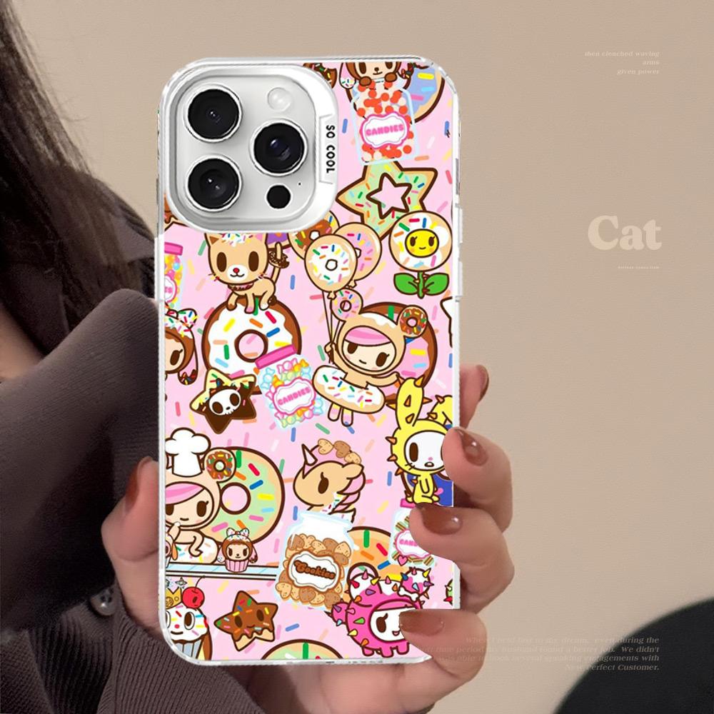 Japan Tokidoki Anime Phone Case For IPhone 16 15 14 13 12 11 Pro Max X XR XSMAX 8 7 Plus Matte Shockproof Back Cover