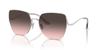 Coach Sunglasses HC7156D CL904 SHINY SILVER 60 Women's