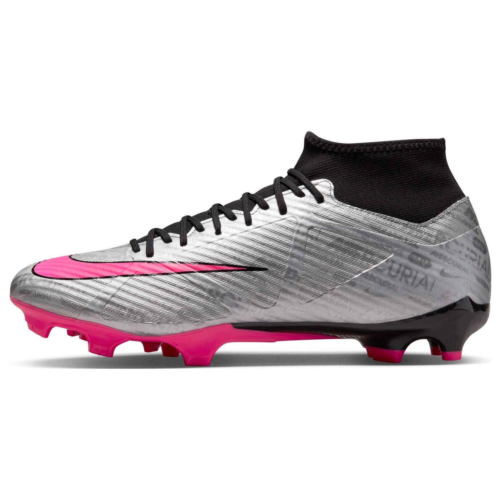 

new Nike Mercurial Superfly 9 Acad 25 FG/MG Metallic Silver Hyper Pink 39