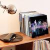 Wooden LP Vinyl Record Display Stand Shelf Multipurpose Wood CDs/LP Tabletop Holder LP Record Album Storage Rack