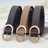 Stylish Pu Leather Waist Belt For Women Featuring Elegant Chic Buckle Design Perfect For Jeans