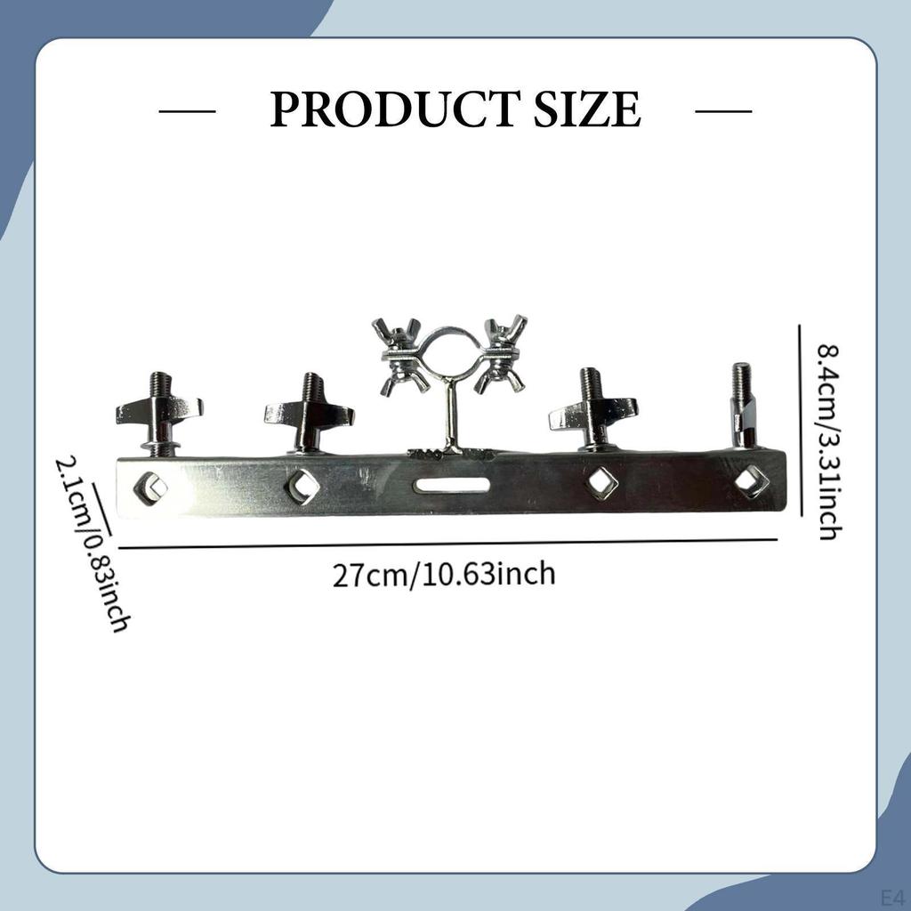 ,Cowbell Mount Bracket, Bass Drum Cowbell Holder, Percussion Instrument Accessories