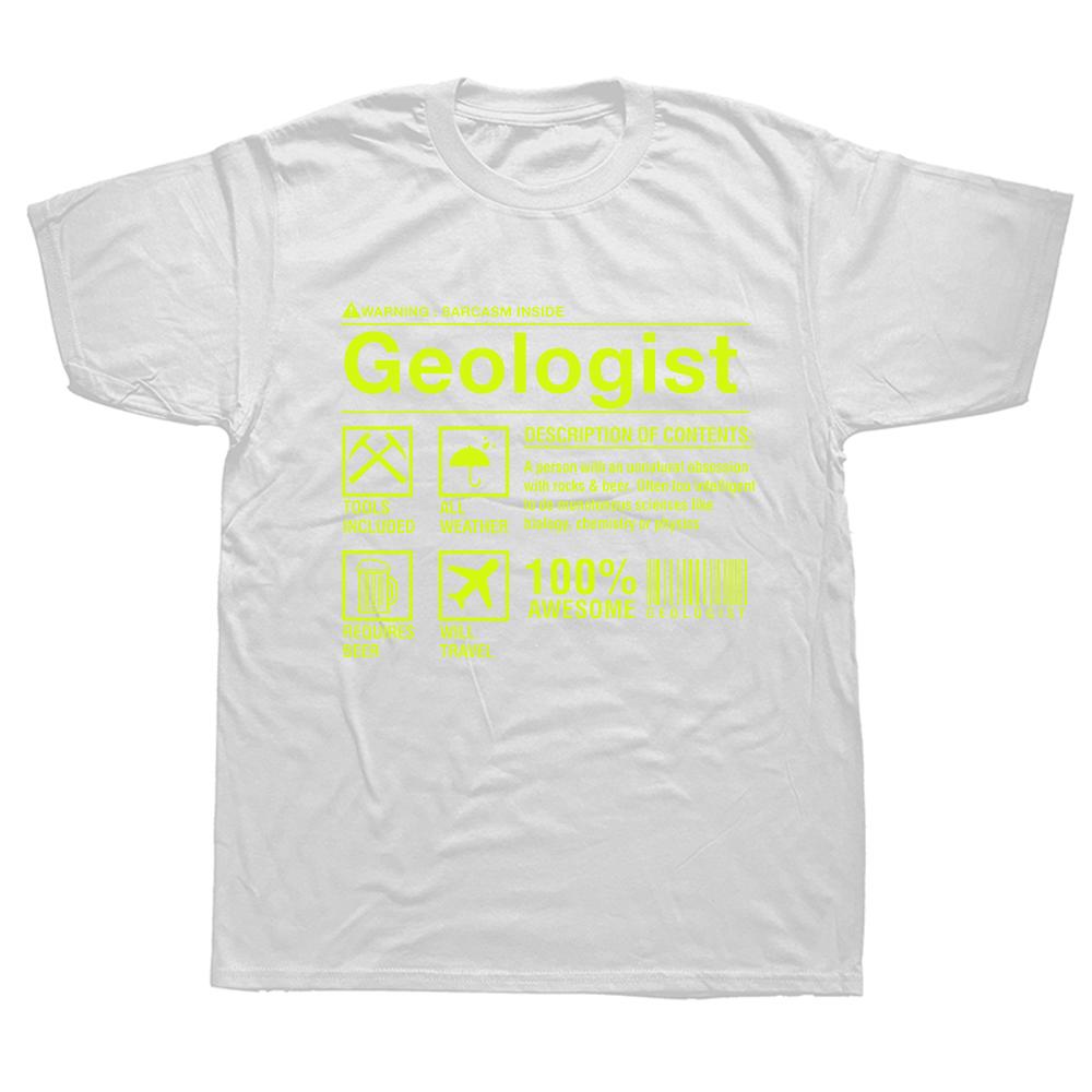 Funny Geologist Composition Geology Student T Shirts Streetwear Short Sleeve Birthday Gifts Summer Style T-shirt Mens Clothing