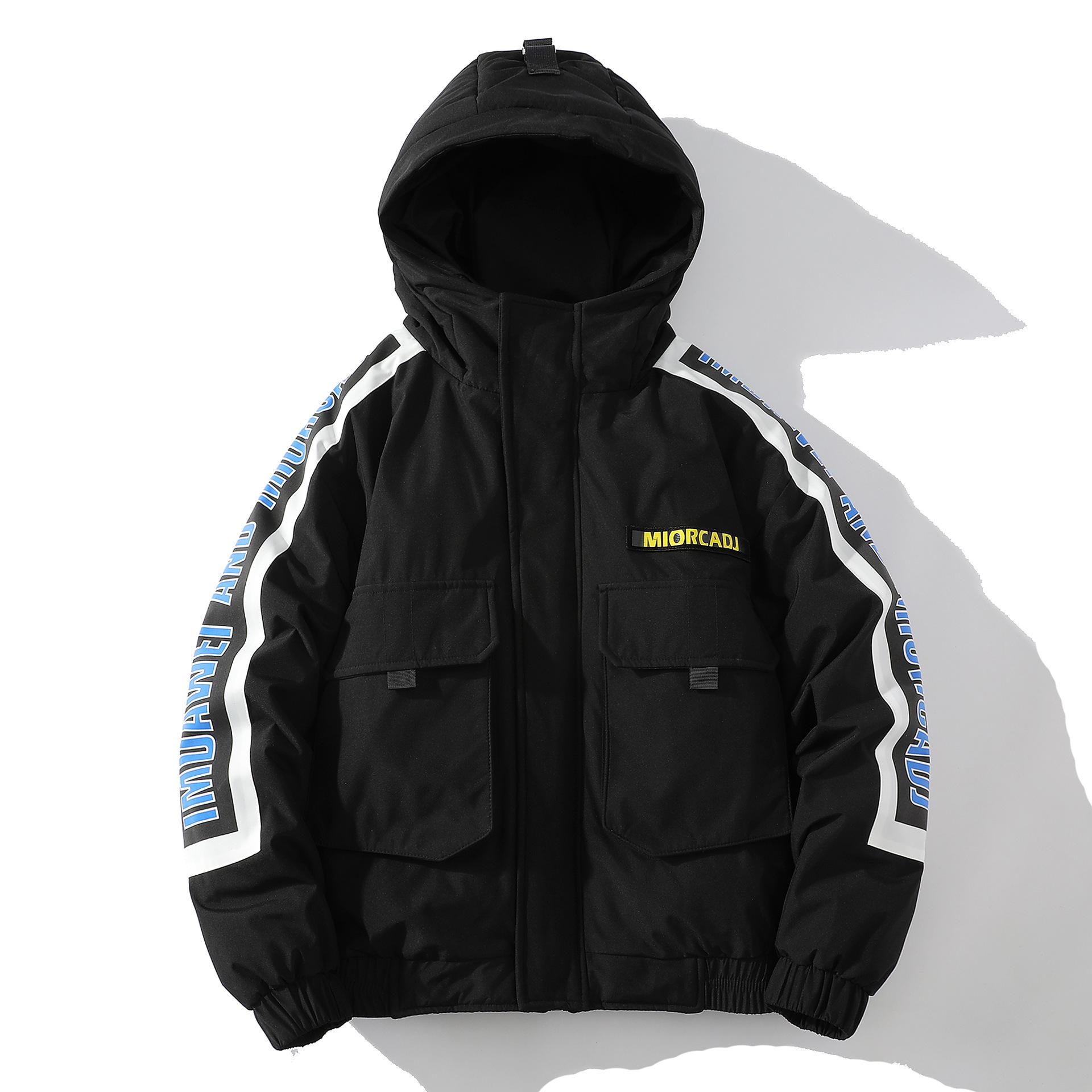 

Новая мужская куртка-пуховик с капюшоном, белая куртка на утином пуху 3XL чёрный