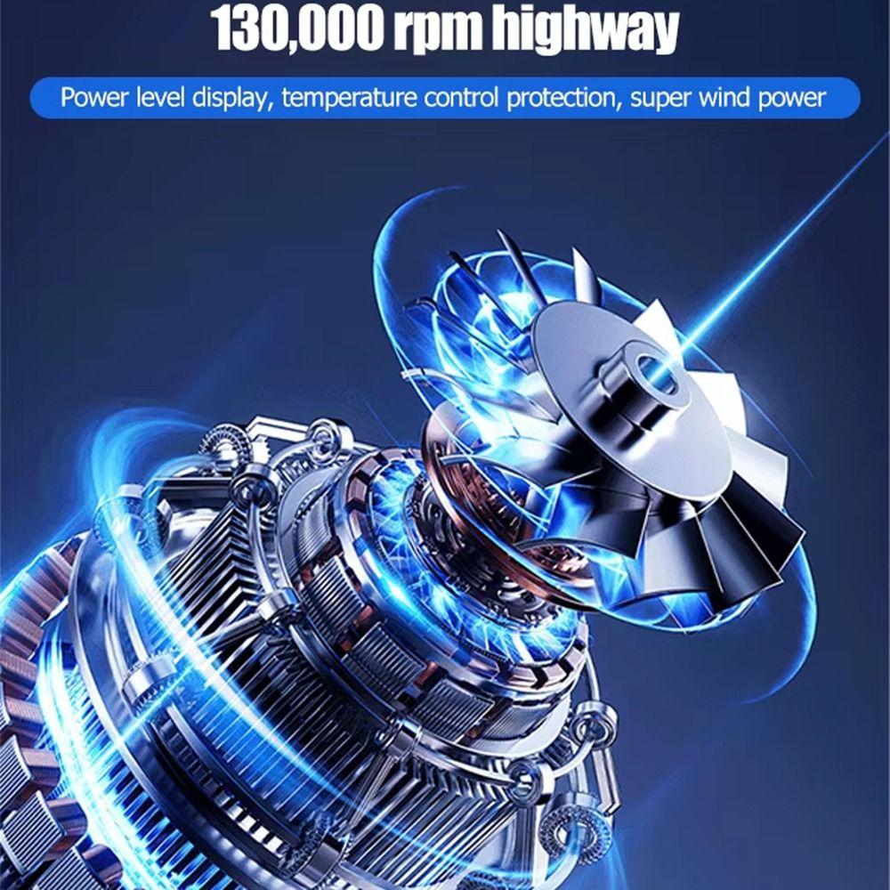 130000 RPM Mini Turbo Violent Fan High-speed Powerful Dust Blower Portable Electric Air Blower  Car
