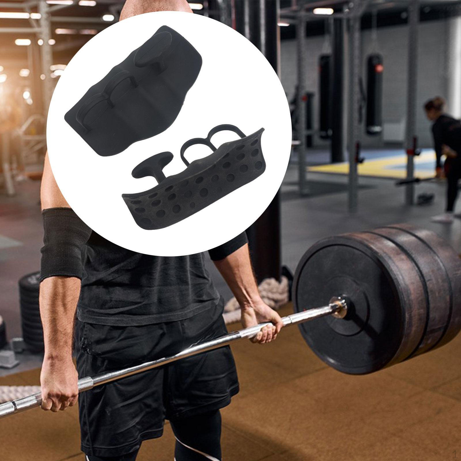 

Fitness Studio Grip for Weightlifting Fingerless Palm Gripper сірий