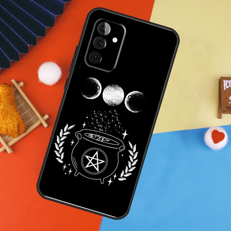 Witchcraft Occult Pentagram Case For Samsung Galaxy A17 A35 A55 A06 A16 A26 A36 A56 A53 A32 A52 A33 A13 A14 A34 A54 A15