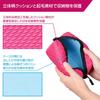 HAKUBA Inner Case Plus Shell Embossed Multi Pouch AZ Wave Pink Ideal for organizing PC travel and AMZSEBMPWPK 4977187001419 - peripherals, items,