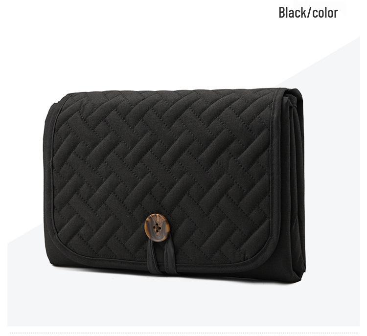 

Portable Waterproof Diaper Bag and Changing Pad for Newborns One Size чёрный