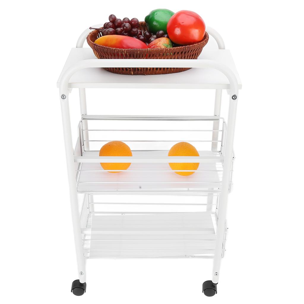 Cărucior mobil de depozitare cu rotile, tip stativ de podea, cărucior utilitar mobil cu roți cu rotile pentru bucătărie