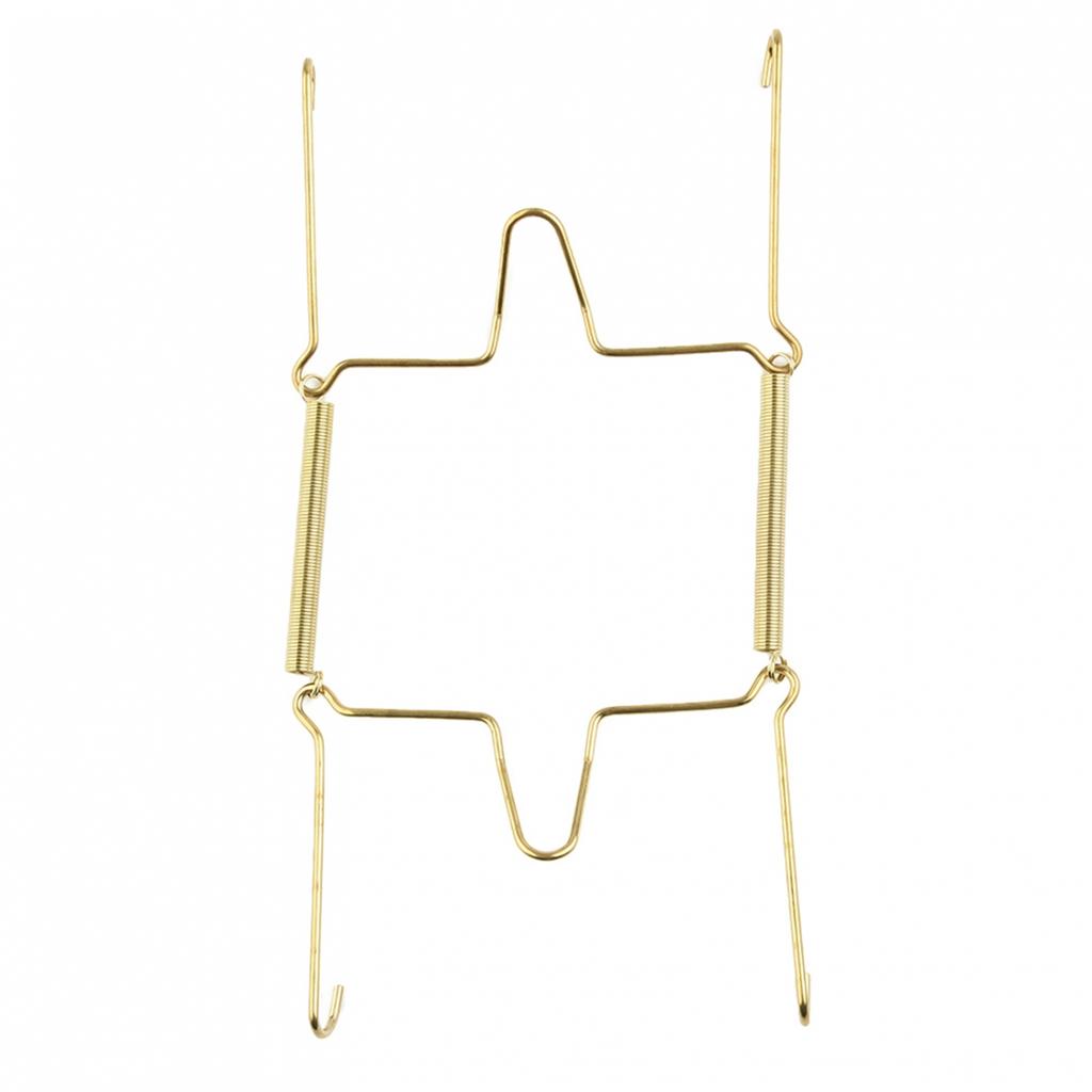 5 Sizes Wall Display Invisible Dish Hangers Adjustable Plate Spring Holder 1/5pc