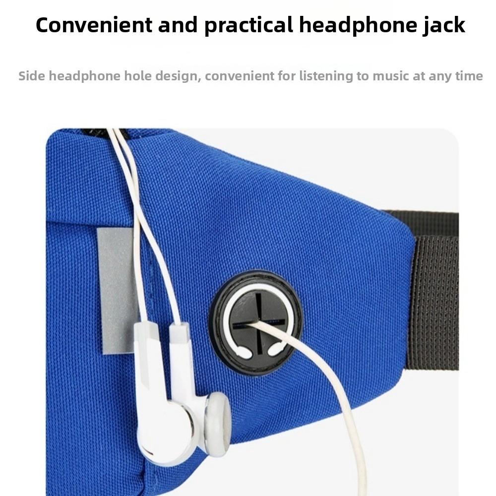 Waterproof Men Fanny Phone Pack Oxford Cloth Running Waist Bag Crossbody Chest Bag  Couple