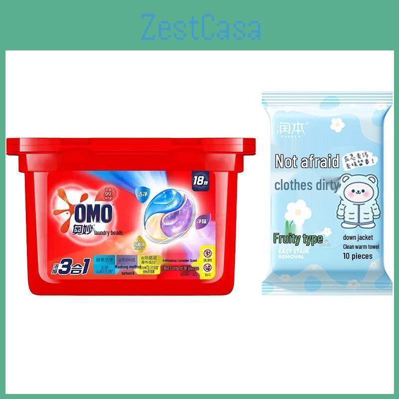 Down Runben Wipes Jacket Omo 3in1 Laundry Pods Bundle