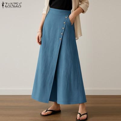 Γυναικείο Casual Μονόχρωμο Φαρδύ Κοντό Παντελόνι