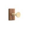 Solid Wood Wall Mount Hook No Drilling Wood Hook Space Saving Suction Cup Hook  Bathroom Storage