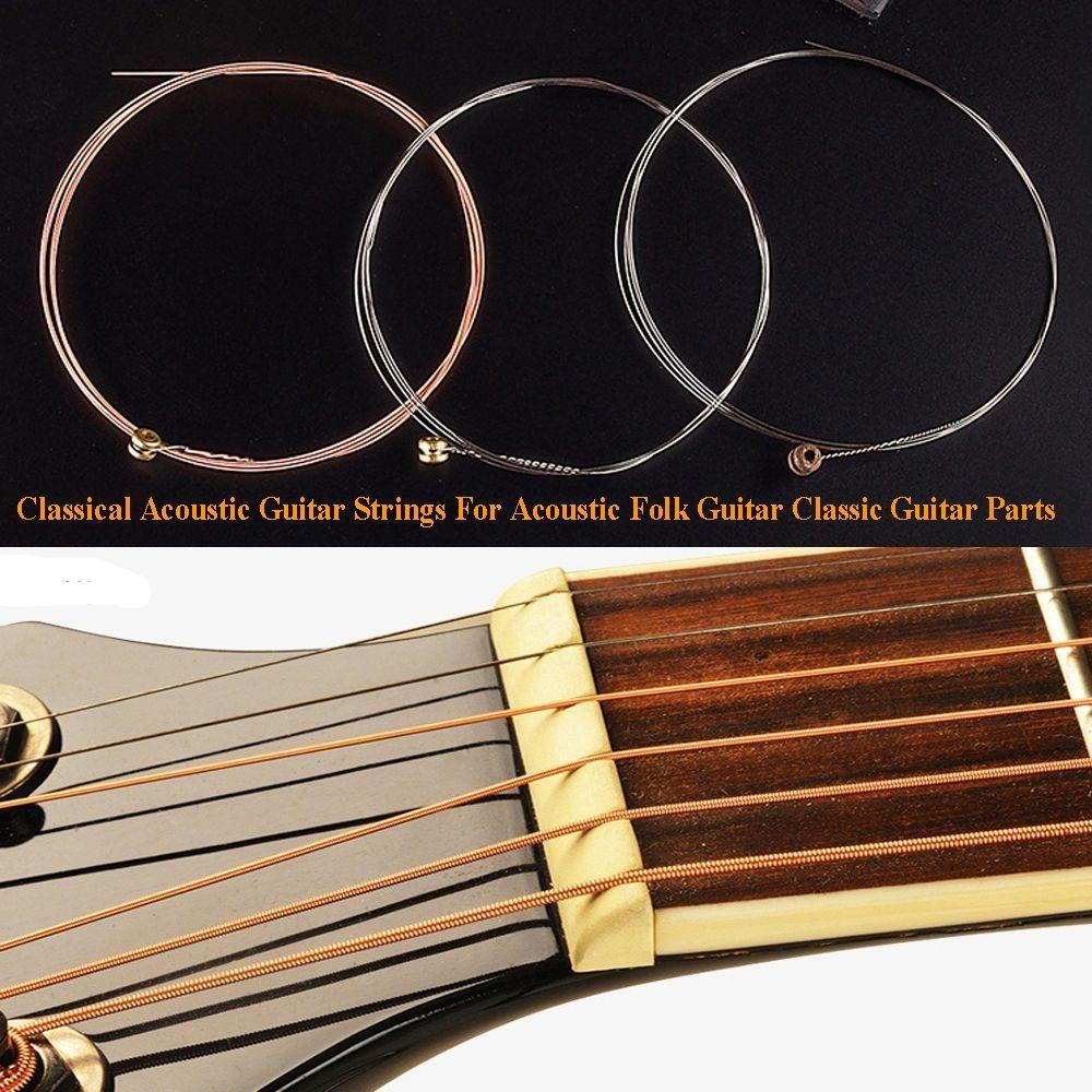 Stainless Steel Copper Folk Guitar Strings For Acoustic Folk Guitar