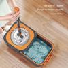 Cleaning Spin Mop with Bucket Household Cleaning Automatic Spin Mop with 6 Extra Refills Heads Extended Handle for Home Cleaning