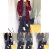 Men's Winter Warm Slim Trench Coat Cardigan For Stylish Formal Outfits