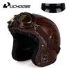 DOT Approved Vintage Motorcycle Helmet 3/4 Open Helmet Scooter Capacetes Motorcycle Equipment