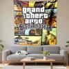 GTA San Andreas Tapestry Wall Hanging, Classic Game Art, Wall Decor for Bedroom Living Room Dorm