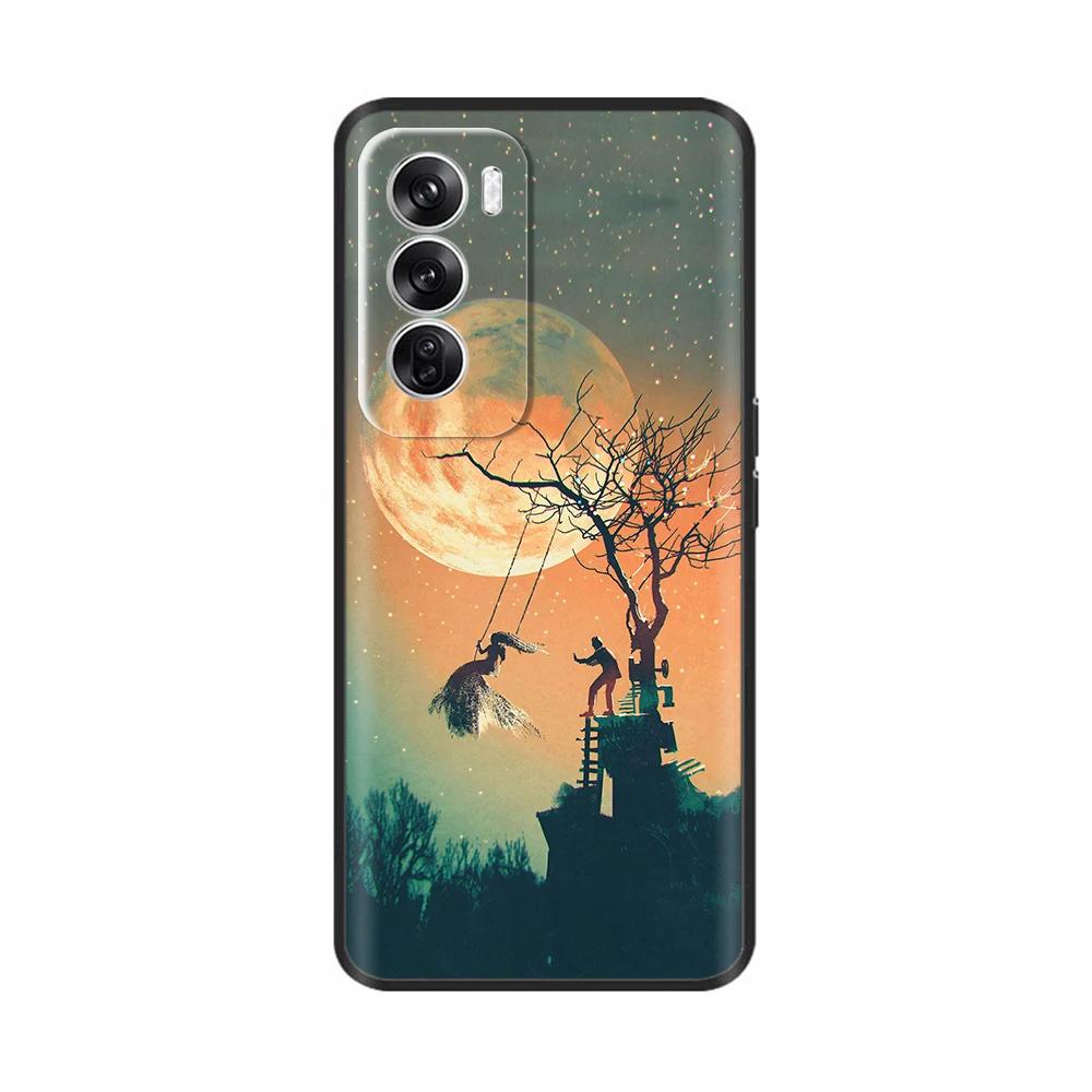 For OPPO Reno 12 5G Case New Fashion Painted Cover Silicone Soft TPU Phone Cases For OPPO Reno 12 Pro 5G Shell reno12 Pro Fundas