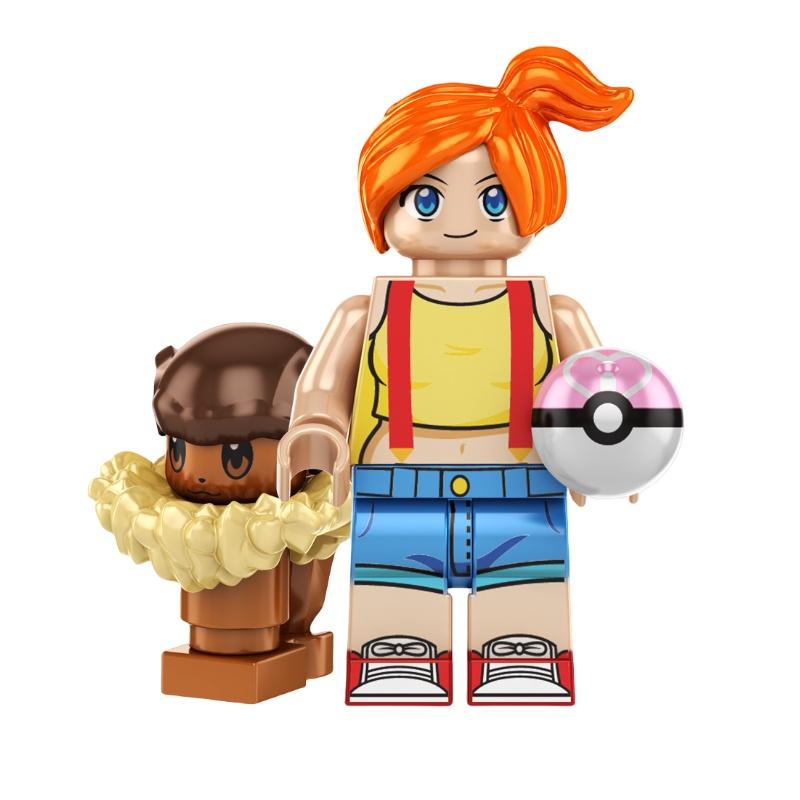 Kf6189 Pokemon Pikachu Smart Pet Elf Ball Building Block Mini Figure Bag