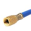 BACOENG AC Freon Refrigerant Recharge Charge Hose Kit, 1/4" Can Tap with Gauge - R134a Can to R-12/R-22 Port, Not Applicable to Automobile